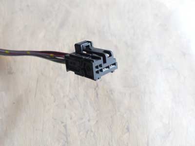 BMW 6 Pole 6 Wire Black Connector Plug w/ Pigtail 91491872